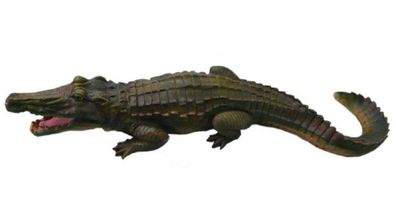 Design Krokodil Figur Statue Skulptur Figuren Skulpturen Garten Dekoration Deko