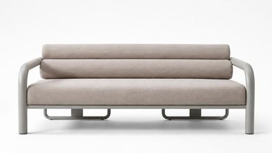 3-Sitzer-Sofa bequem weich geräumig moderner Stil beige neu