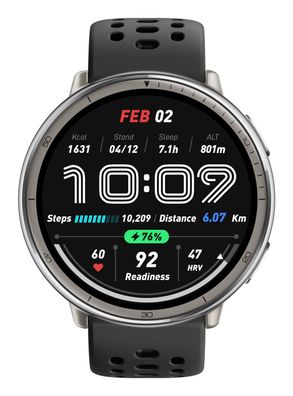 Amazfit Active 2, 3,35 cm (1.32"), AMOLED, Touchscreen, GPS, 29,5 g