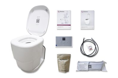 Clesana C1 wasserlose Toilette versch. Sockel