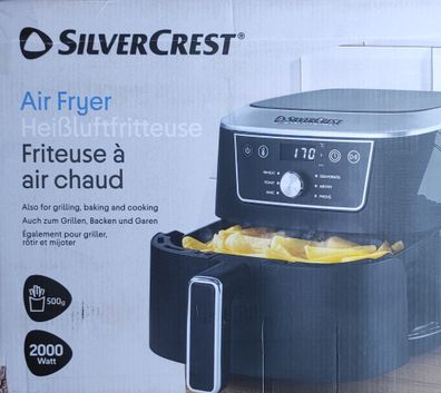 Silvercrest Heißluftfritteuse Airfryer Digital SHFD 2000 D1