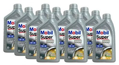 Mobil Super 3000 XE1 5W-30 12x1 Liter
