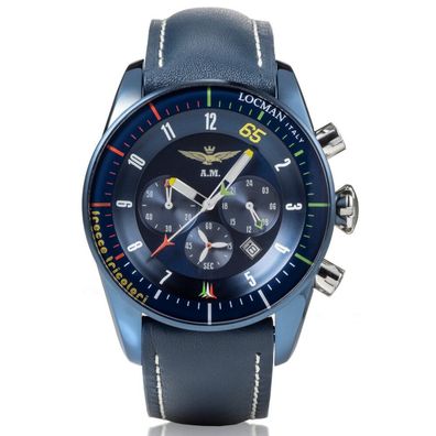 Locman - 0450B02S-BLFTBLPB - Armbanduhr - Herren - Quarz - Frecce Tricolori Chrono