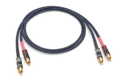 Sommercable -Classique- HighEnd Cinchkabel im Vintage-Style - Blau - CM07