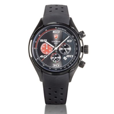 Locman - D121K01S-BKBKWRSRK - Armbanduhr - Herren - Quarz - Ducati Chrono