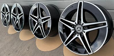4x Orig Mercedes C Klasse W206 S206 Hybrid 18 Zoll AMG Alufelgen A2064017600 / 6600