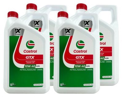 Castrol GTX 10W-40 A3/B4 4x5 Liter