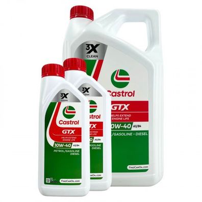 Castrol GTX 10W-40 A3/B4 5 + 2 Liter