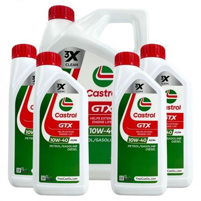 Castrol GTX 10W-40 A3/B4 4 + 4 Liter