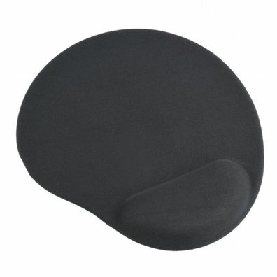 gembird Gel-Mauspad mit Handgelenkstütze, schw