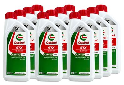 Castrol GTX 10W-40 A3/B4 12x1 Liter