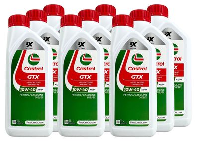 Castrol GTX 10W-40 A3/B4 9x1 Liter