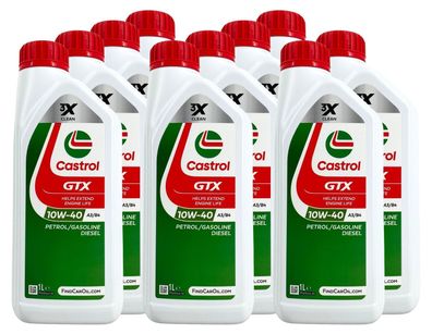 Castrol GTX 10W-40 A3/B4 10x1 Liter