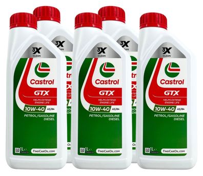 Castrol GTX 10W-40 A3/B4 5x1 Liter
