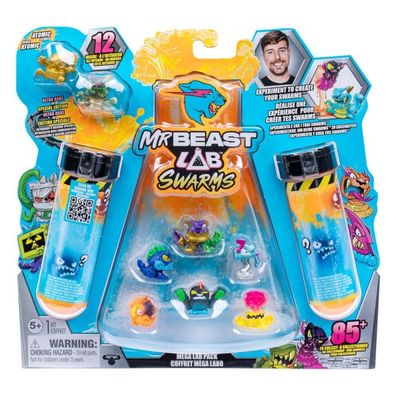 Mr. Beast Lab Swarms Minifiguren 12er-Pack Mega Lab 1 3 cm Sortiment (4)