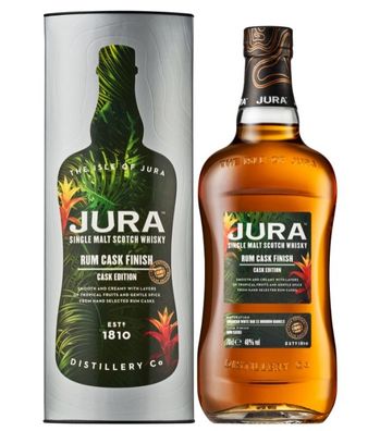 Jura Rum Cask Finish Single Malt Scotch Whisky (40 % vol, 0,7 Liter)