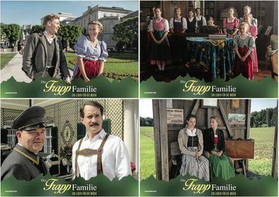 Die Trapp Familie - 4 Original Kino-Aushangfotos - Yvonne Catterfeld - Filmposter