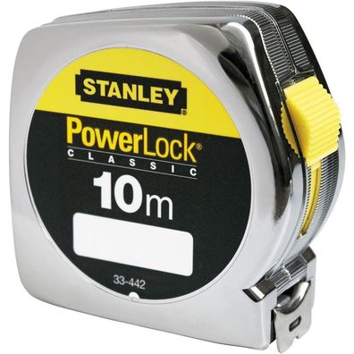 Stanley Bandmaß Powerlock Kunststoff 10m/25mm 0-33-442