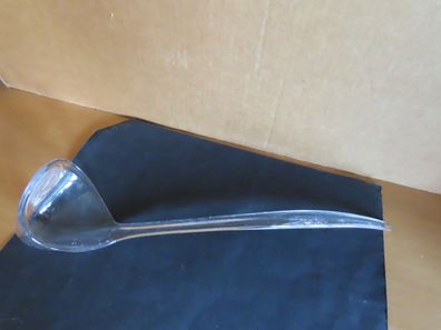 Bowle-Löffel Kelle Schöpfkelle klar Plastik Buchsteiner ca.36cm