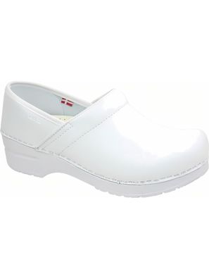 Sanita Offener Clog Original-Prof. Pu White