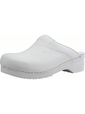 Sanita Damen Offener Clog Original-Karl Pu Open White