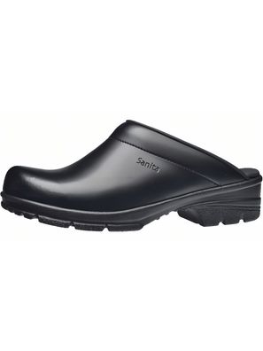 Sanita Herren Arbeit Clog offen San-Duty-Ob Open Black