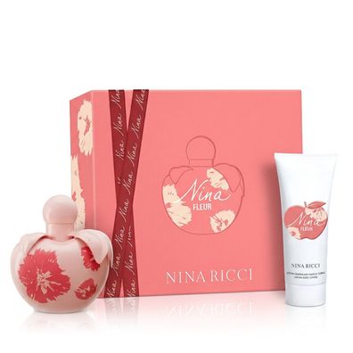 Nina Ricci Nina Fleur Gift Set - 80ml EDT Spray + 75 ml Body Lotion