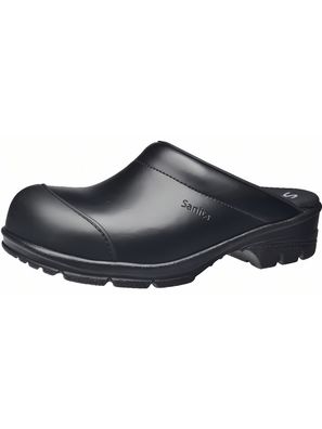 Sanita Clog offen San-Duty-SB Open Black