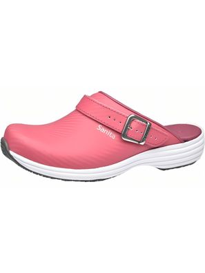 Sanita Damen Offener Clog Wave-Carbon Open Fuchsia