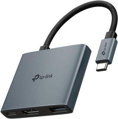 TP-Link UH3020C USB C Hub PD100W, 4K 60Hz HDMI, 5Gbps USB-A 3.0, Plug & Play