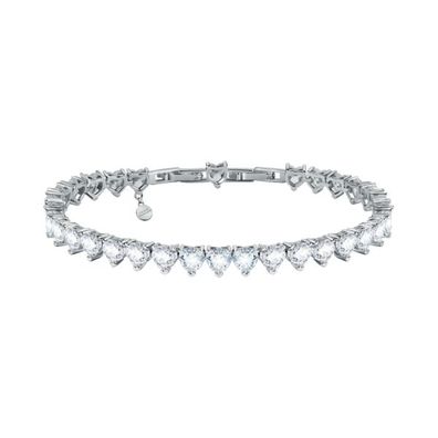 CHIARA Ferragni - Frau - J19AUV20 - Diamond Heart White Tennisarmband mit Herzsteinen