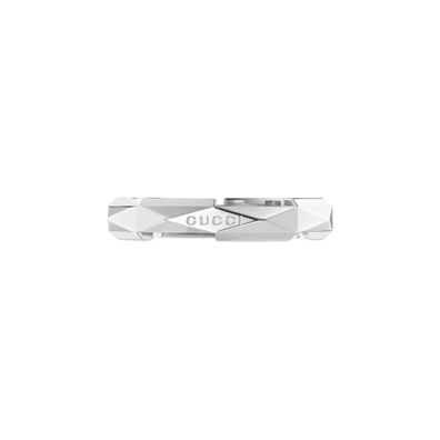 Gucci – YBC662177002 – Link to Love-Nietenring aus 18-karätigem Weißgold