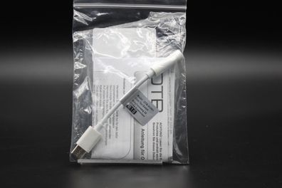 Audio Adapter USB-C Stecker - 3,5mm Stereo Klinkenbuchse weiß Type C