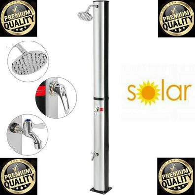 XXL Premium Deluxe Solardusche 2024 Gartendusche Campingdusche Pooldusche Brause