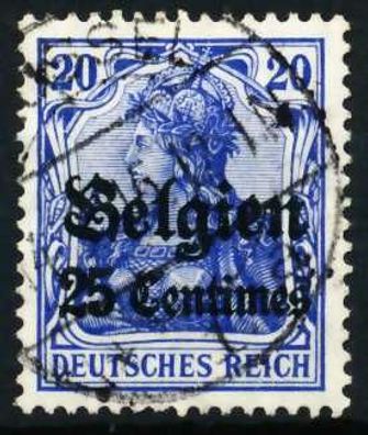 BES 1WK LP Belgien Nr 4I gestempelt X629AFE