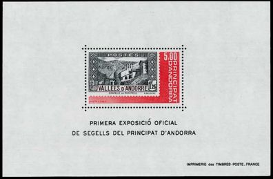 Andorra FRZ.-POST Block 1 postfrisch S00919A