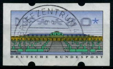 BRD ATM 1993 Nr 2-2.1-0080 zentrisch gestempelt X9743AE
