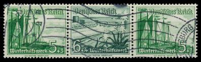 D-REICH Zusammendruck Nr W126 gestempelt 3ER STR X7A3E92
