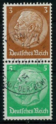 D-REICH Zusammendruck Nr S127 gestempelt SENKR PAAR X7A4052
