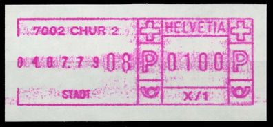 Schweiz Schalterfreistempel Nr SFS1979 CHUR postfrisch X7E6542