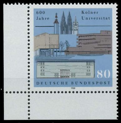 BRD 1988 Nr 1370 postfrisch ECKE-ULI X85A5FE