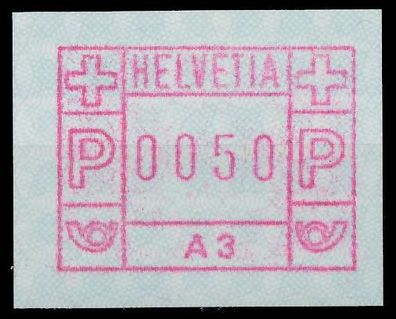 Schweiz Automatenmarken A1 Nr 1A3 postfrisch X679412