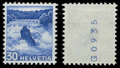 Schweiz Rollenmarken Nr 303yR A-K postfrisch X67949A