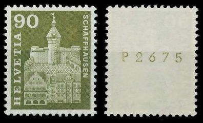 Schweiz Rollenmarken Nr 709yR L-P postfrisch X67951A