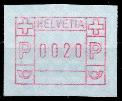 Schweiz Automatenmarken A3 Nr 3yawI 0020 postfrisch X679712