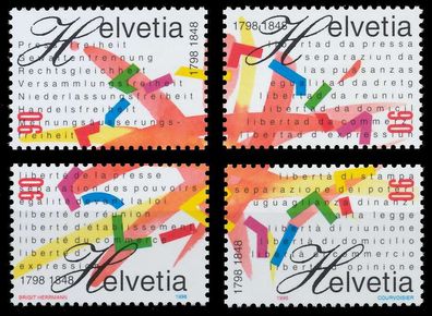 Schweiz 1998 Nr 1633-1636 postfrisch S2B8FFA
