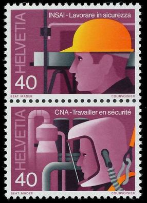 Schweiz Zusammendruck Nr SZd 22 postfrisch SENKR PAAR X683AFA
