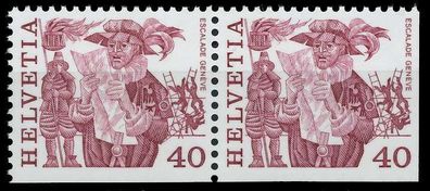 Schweiz Zusammendruck Nr 1104xvDu Eru postfrisch WAAGR X683B66