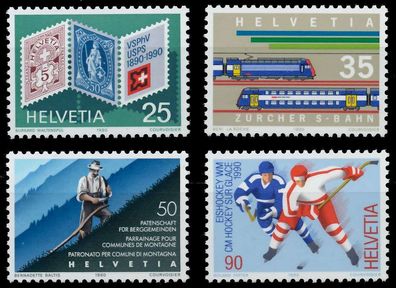 Schweiz 1990 Nr 1409-1412 postfrisch S2D9F92