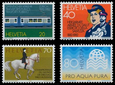 Schweiz 1982 Nr 1232-1235 postfrisch S2DA1B2